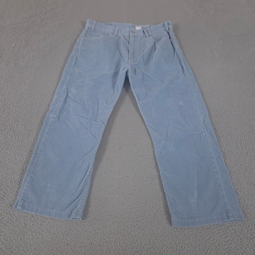 VINTAGE Levi's Jeans Mens 38x27 Blue 505 Straight Leg Corduroy‎ Retro Pants 90s